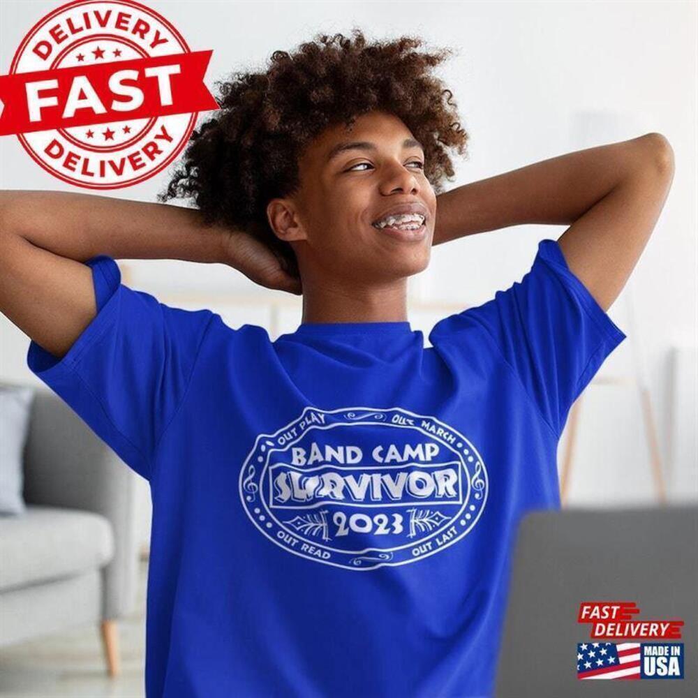 Band Camp Survivor 2023 Funny Music Graphic Unisex T-Shirt